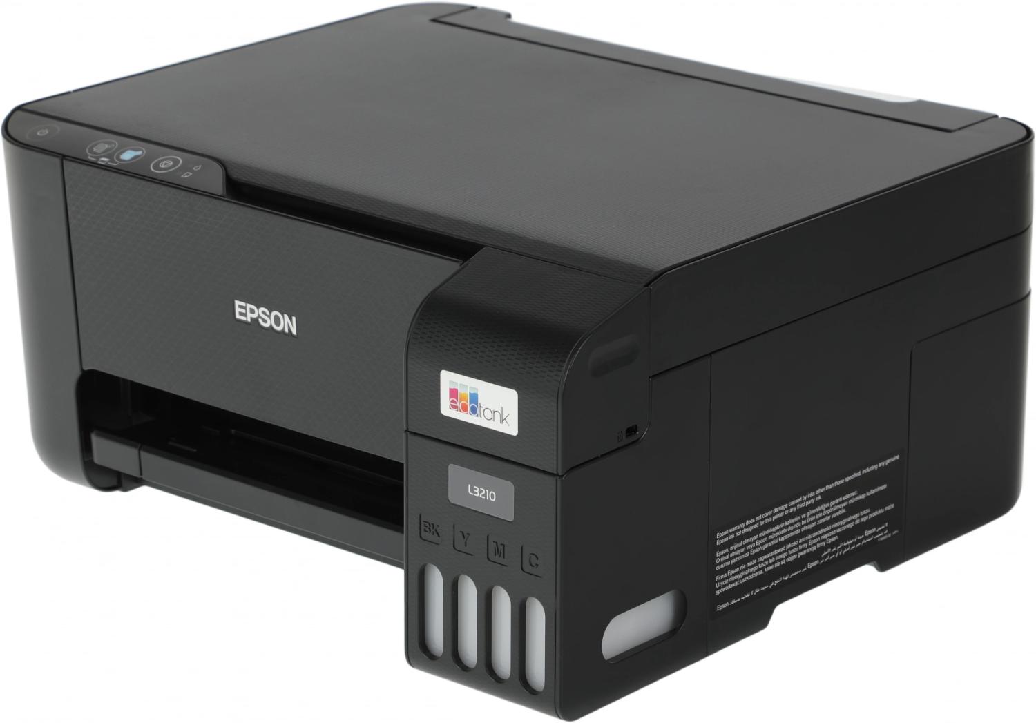 МФУ струйный Epson EcoTank L3210 (103) (C11CJ68405/C11CJ68403) A4 черный