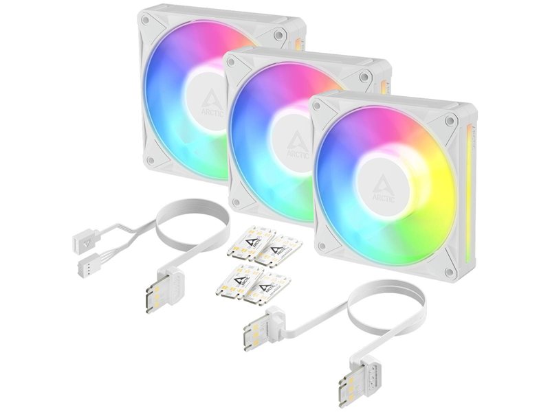 Вентилятор корпусной ARCTIC BioniX P12 A-RGB (White) - 3 Pack (ACFAN00338A)