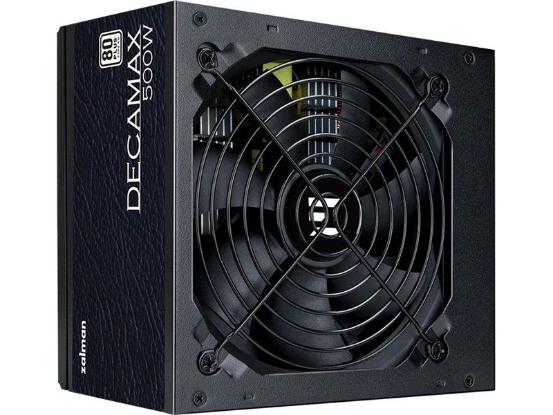 Блок питания Zalman ATX 500W ZM500-LX3 80+ white (20+4pin) APFC 120mm fan 4xSATA RTL