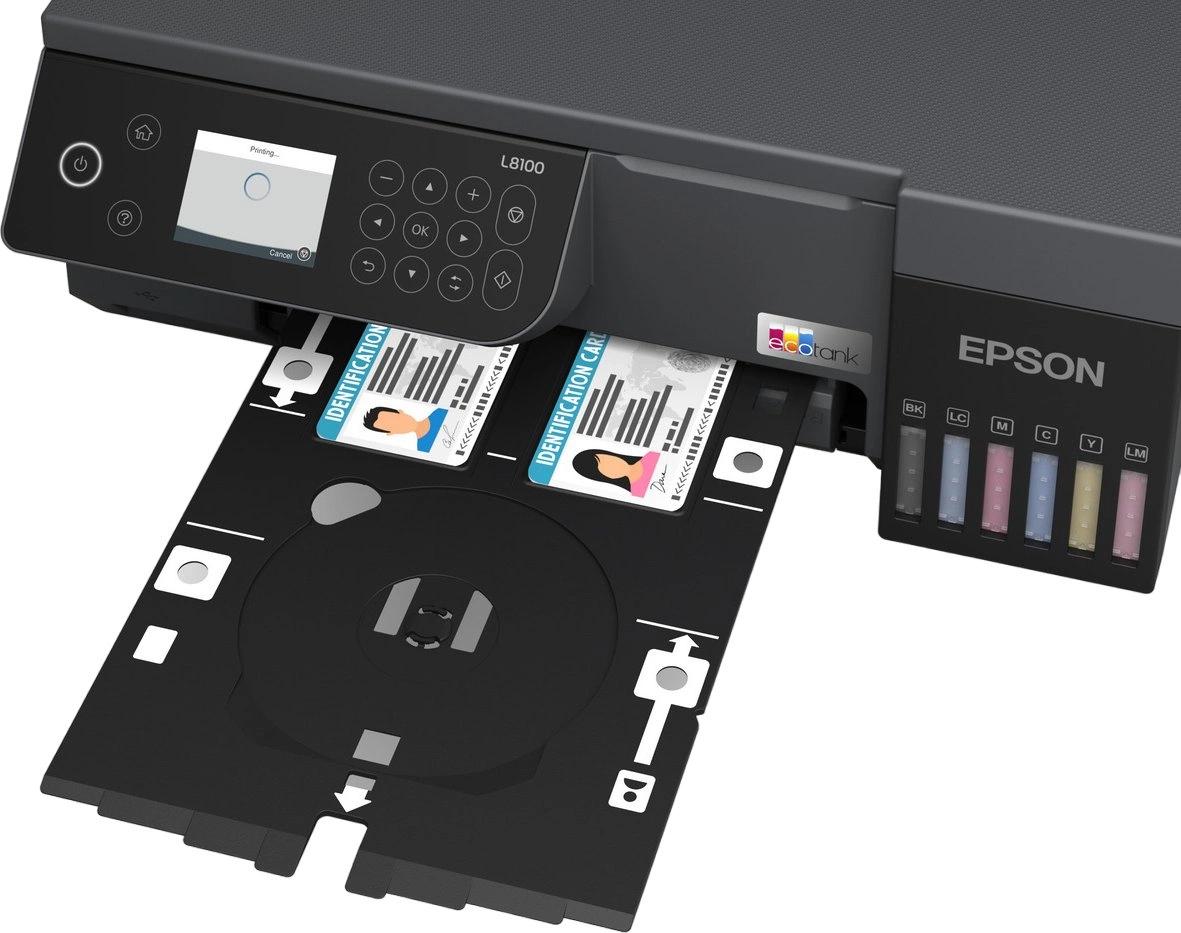 МФУ струйный Epson EcoTank L8100 (C11CK94402/C11CK94503) A4 WiFi черный