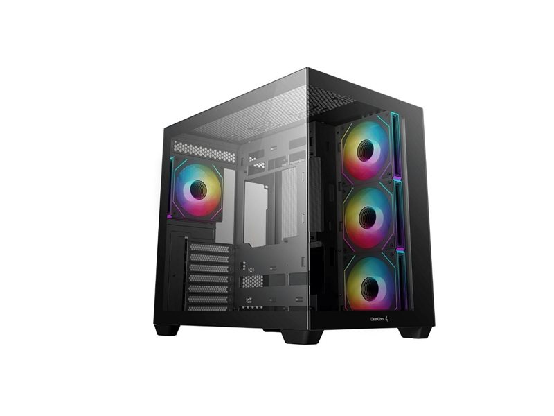 Deepcool CG530 4F black (ATX, без БП, ARGB, 2*USB3.2 Type A+USB3.2 Type-C) (R-CG530-BKADA4-G-1)