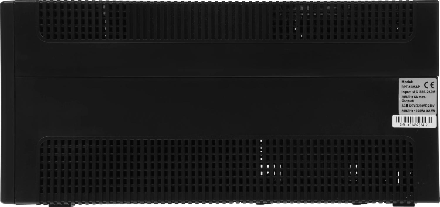 Источник бесперебойного питания Powercom Raptor RPT-1025AP LCD 615Вт 1025ВА черный