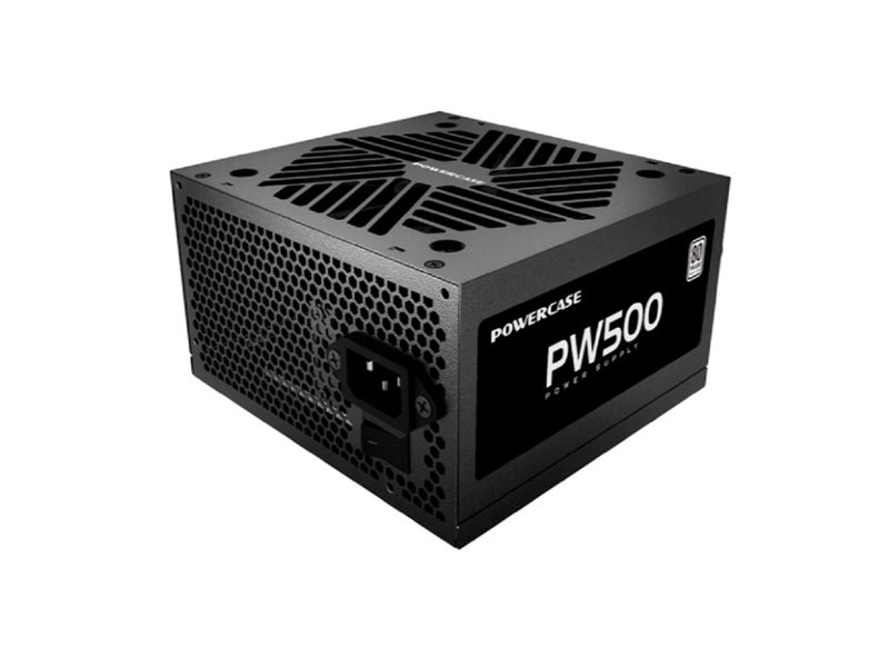 Powercase PW500 (80 Plus, ATX 2.31, 500W, APFC, DC-DC, 120mm Fan) / PS-500W-DC