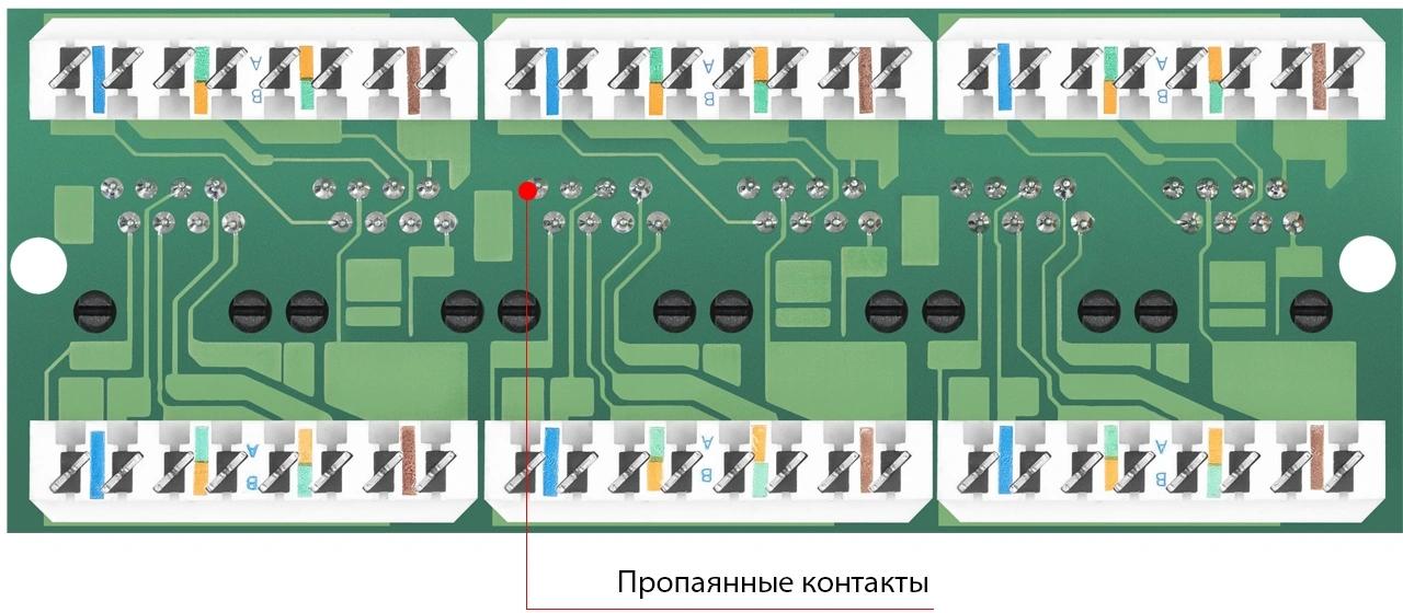 Патч-панель Cabeus PL-12-CAT.5E 10"-DUAL 10" 1U 12xRJ45 кат.5E UTP