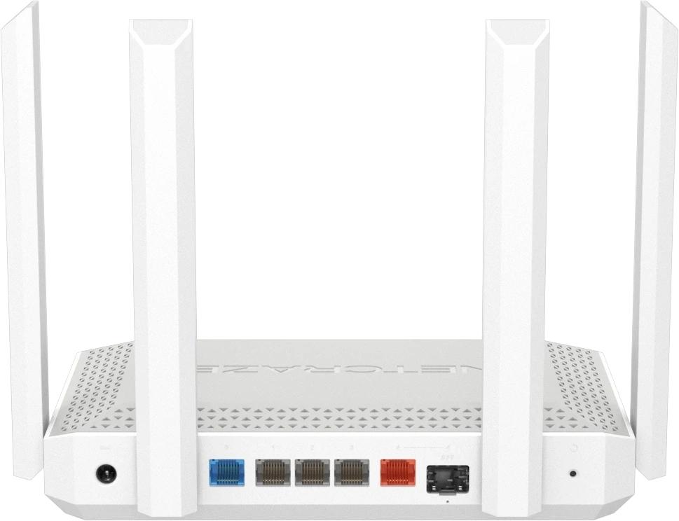 Роутер беспроводной Keenetic Netcraze Giga (NC-1012) AX3000 10/100/1000BASE-TX/SFP/4g ready белый