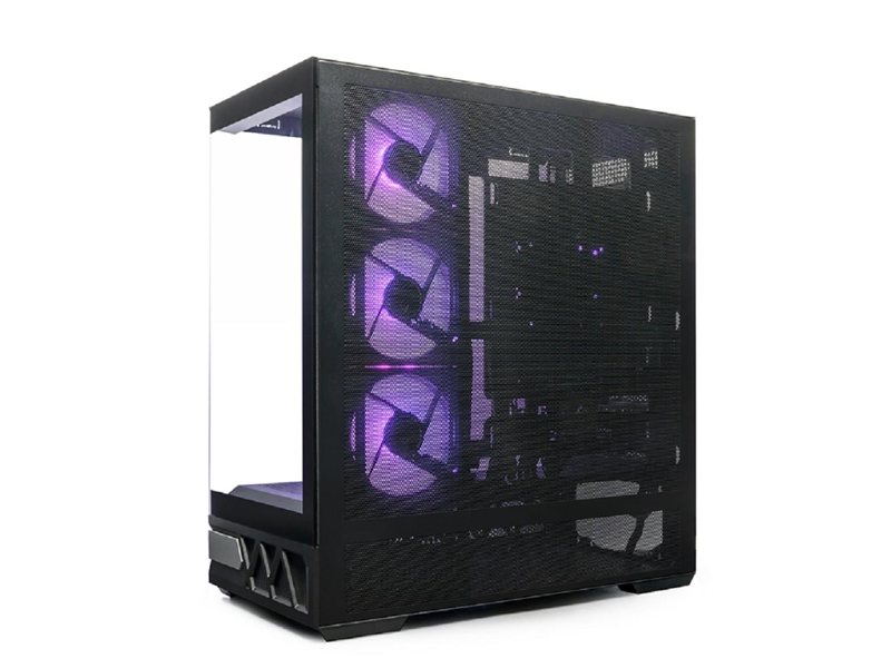 XASTRA Корпус Q700 4ARGB-C10-UC Black ATX/Aquarium/Screewless/4x120mm ARGB PWM mirror fans/Argb+PWM HUB 10port/Type C Q700-4FM12A-C10-UC