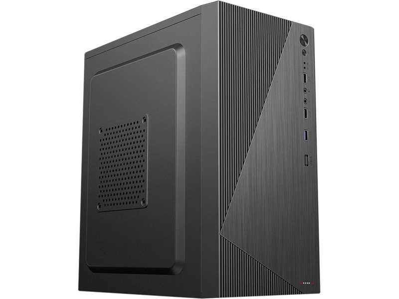 Корпус Accord ACC-XA09 черный без БП mATX 1x80mm 1x120mm 2xUSB2.0 1xUSB3.0 audio bott PSU