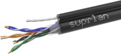 Кабель информационный Suprlan Premium 01-0308-1 кат.5E U/UTP 4 пары 23AWG PE внешний 305м черный
