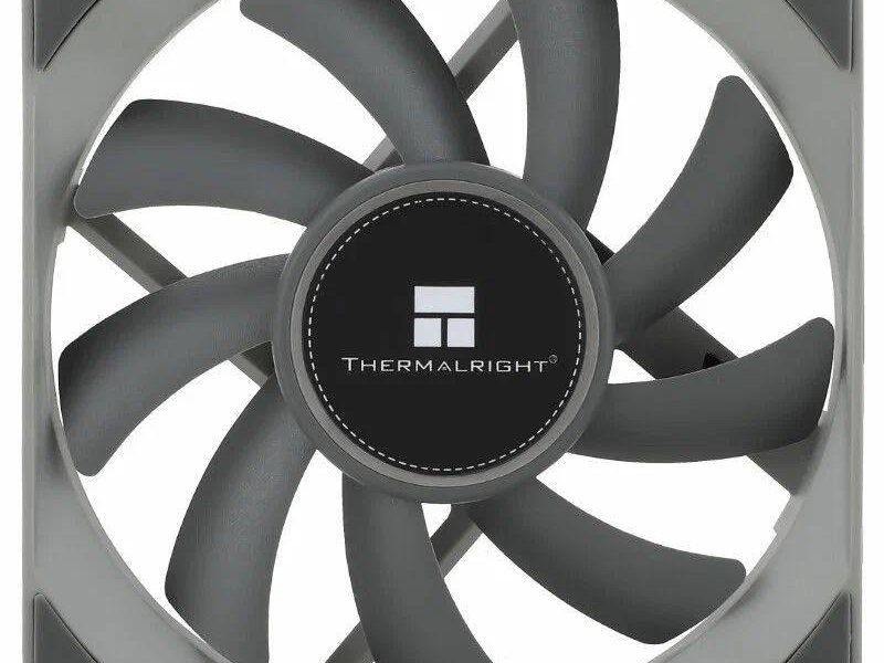 Вентилятор корпусный/ Case Cooler Thermalright TL-8015 (80x80x15mm, 4-pin PWM, 28.4CFM, 23.3dBA, 2200RPM, Grey)
