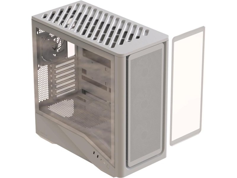 Корпус Formula V Line Air Power G9 DUO PA White, ATX, TYPE-C*1, USB3.0*2, MESH/GLASS FRONT PANEL, FRONT 3x PERFORMANCE ARGB, REAR 1x PERFORMANCE ARGB
