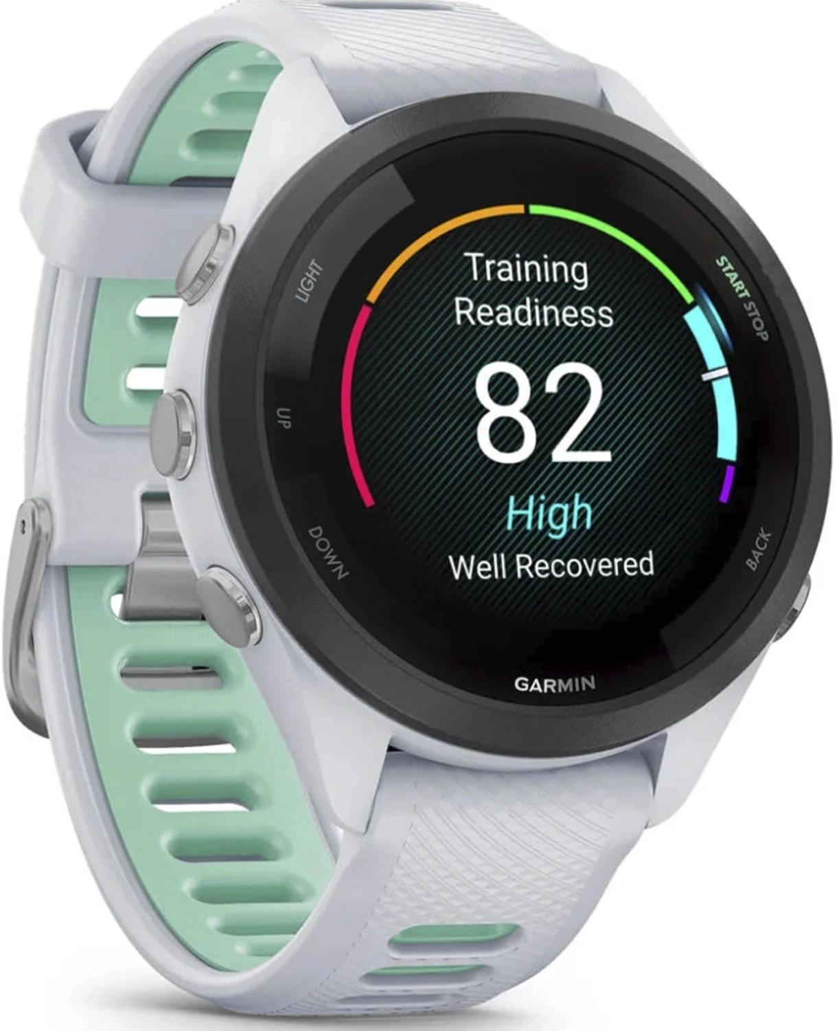 Смарт-часы Garmin Forerunner 265S 27.5мм 1.1" AMOLED корп.белый рем.белый (010-02810-14)