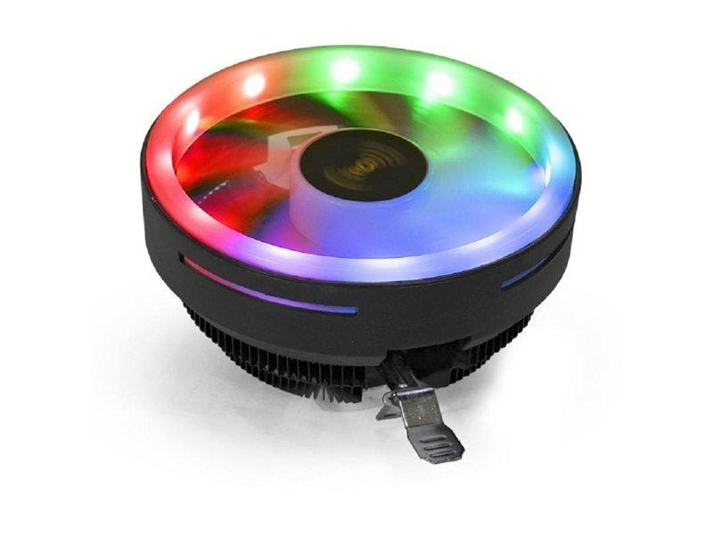 Exegate EX286157RUS Кулер ExeGate Dark Magic EE126R-PWM.RGB (Al black coating, 775/1150/1151/1155/1156/1200/1700/A­M2/AM2+/AM3/AM3+/AM4/FM1/FM2/754/939/940 TDP 95W,Fan 120mm, PWM, 900-2000RPM,Hydro be