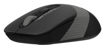 Мышь A4Tech Fstyler FG10S черный/серый оптическая 2000dpi silent беспров. USB для ноутбука 4but (FG10S GREY)