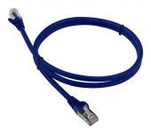 Патч-корд Lanmaster LAN-PC45/S6-0.5-BL FTP RJ-45 вил.-вилка RJ-45 кат.6 0.5м синий LSZH (уп.:1шт)