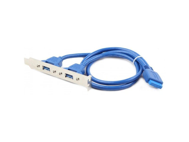 Кабель Gembird Планка CC-USB3-RECEPTACLE Gembird в сист блок 2xUSB 3.0/20pin мат.платы   (080750)