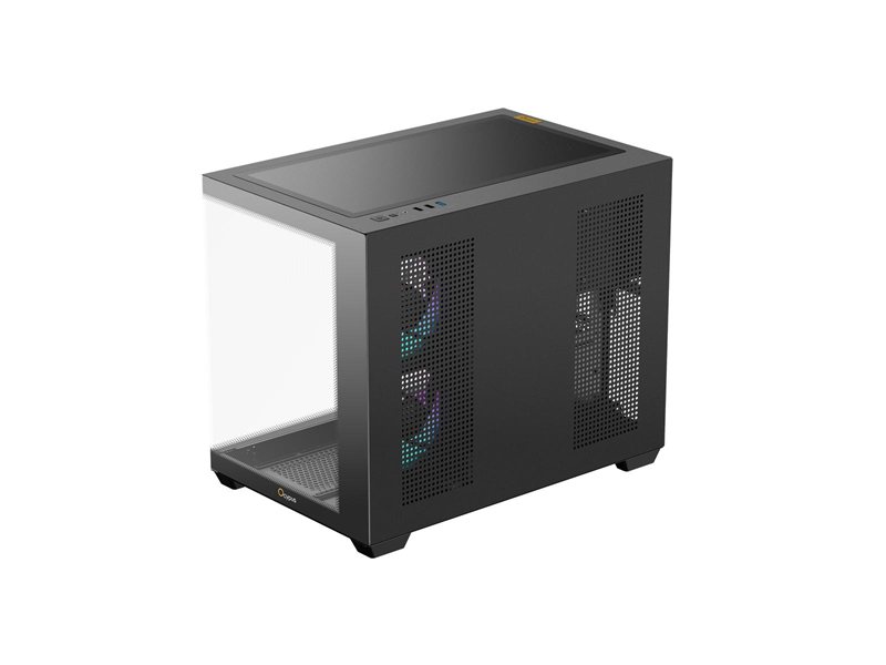 Корпус ПК без блока питания/ Case Ocypus Gamma C54 BK ARGB, Midi-Tower, TG, 3x120mm ARGB, 1xUSB-A 3.0 + 2xUSB 2.0, mATX, mITX Black
