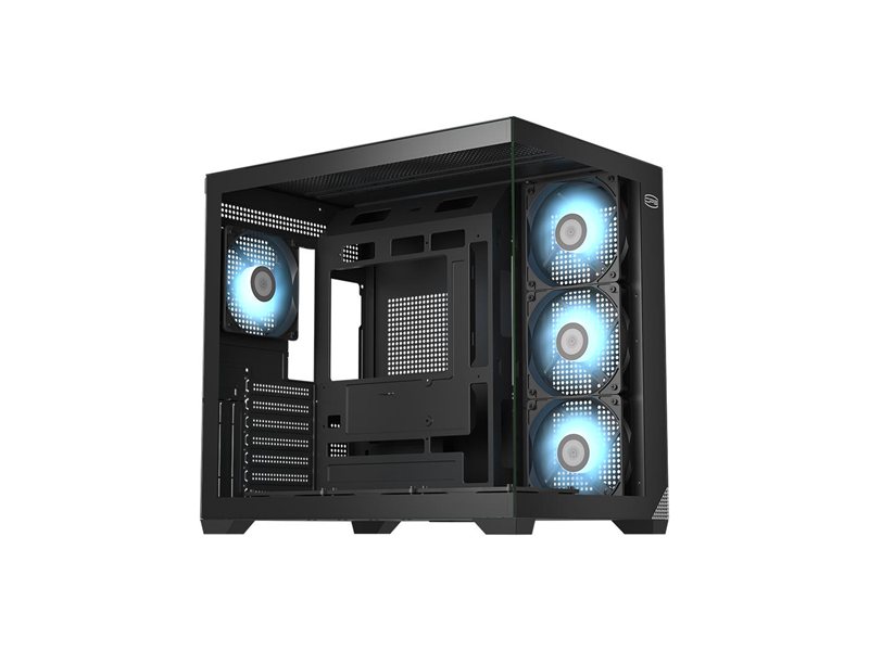 Корпус без блока питания/ Case PCCooler C3T700 ARGB BK, Midi-Tower, TG, 4x120mm ARGB, 1xUSB-A 3.0 + 1xUSB-A 2.0 + 1xUSB-C, ATX, mATX, mITX Black