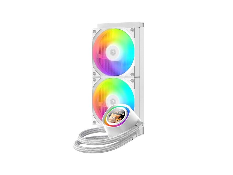 Вентилятор Cooler ID-Cooling FX240 LCD WHITE LCD SCREEN 300W/ all Intel/AMD