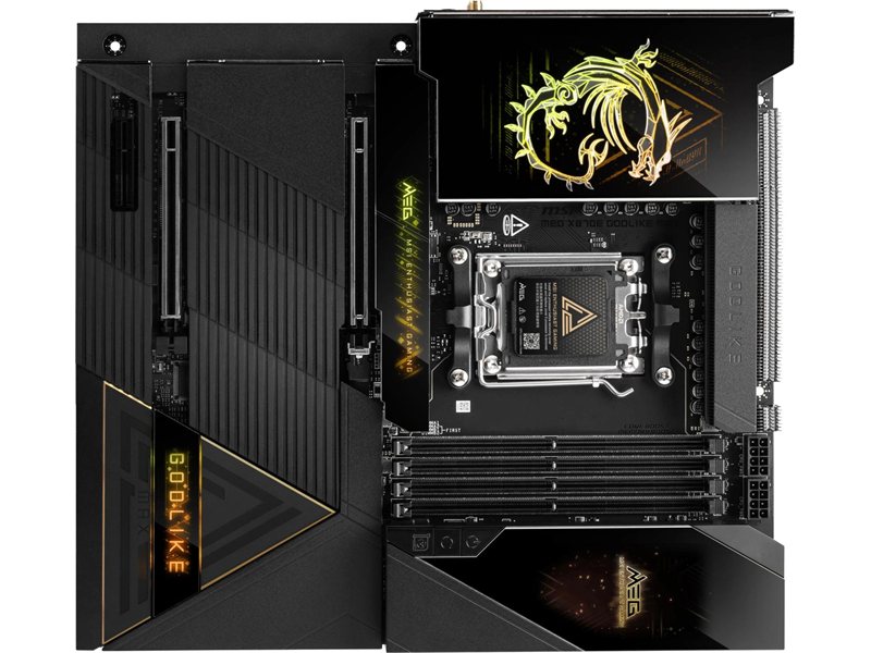 Материнская плата MSI MEG X870E GODLIKE MAX Socket AM5 AMD X870E 4xDDR5 eATX AC`97 8ch(7.1) 1 x 10Gigabit + 1 x 5Gigabit RAID