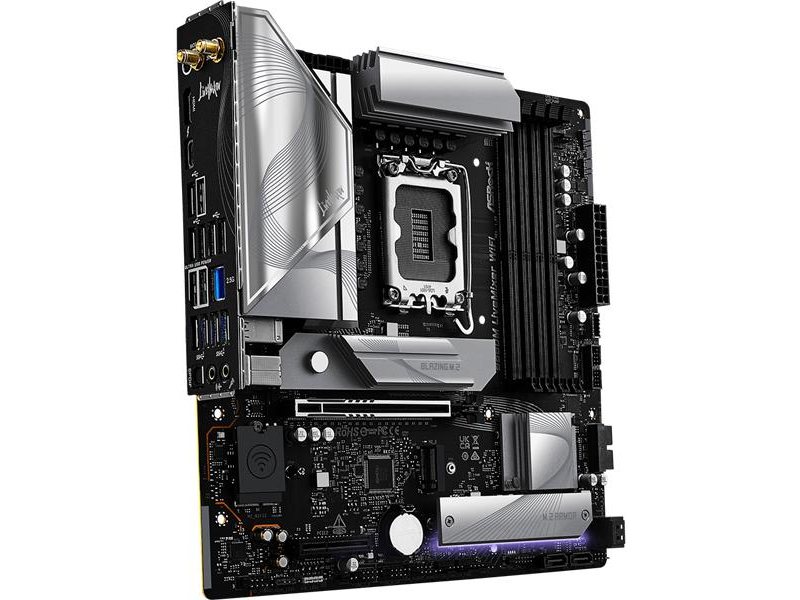 Материнская плата ASROCK B860M LIVEMIXER WIFI, LGA1851, B860, 4*DDR5, 4*SATA, 3*M.2, 6*USB 3.2, 6*USB 2.0, Type-C, 2*PCIx16, 1*M.2 (Key E), HDMI, mATX