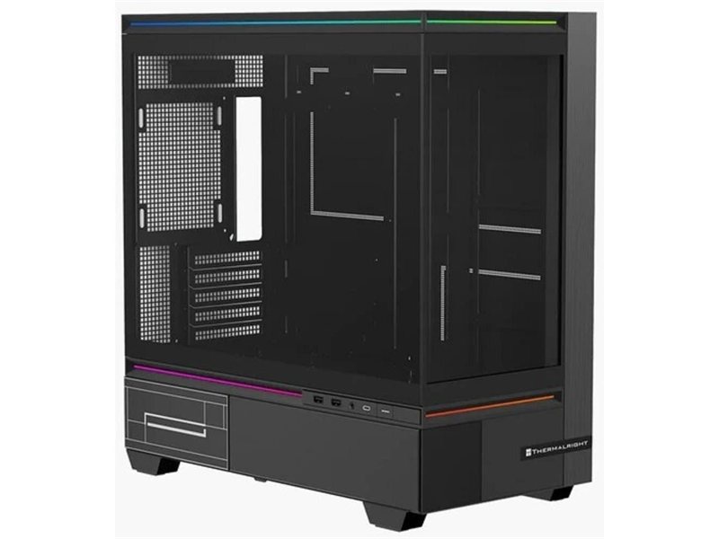 Thermalright Корпус M10 / Black / TG / USB TYPE-C / mATX  / TRTLM10B