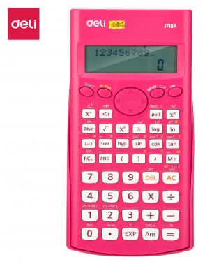 Калькулятор научный Deli E1710A/RED красный 10+2-разр.