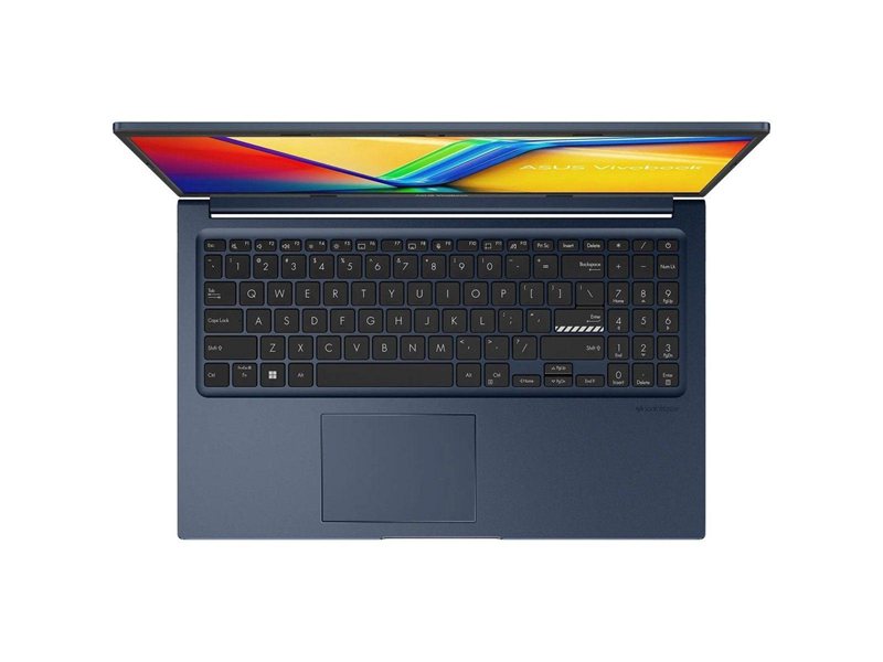 Ноутбук ASUS Vivobook 15 X1504VA-BQ4055 Intel Core 5 120U/16Gb (soldered D4)/SSD512Gb/UMA/15.6"/IPS/FHD/1920x1080/60Hz/NoOS/Blue/1.7kg