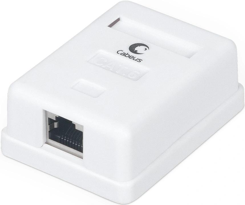 Розетка Cabeus WS-8P8C-CAT.6-SH-1 комп. RJ45 кат.6