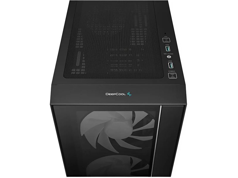 Корпус Deepcool Matrexx 55 V4 черный без БП ATX 7x120mm 2x140mm 2xUSB3.0 audio bott PSU
