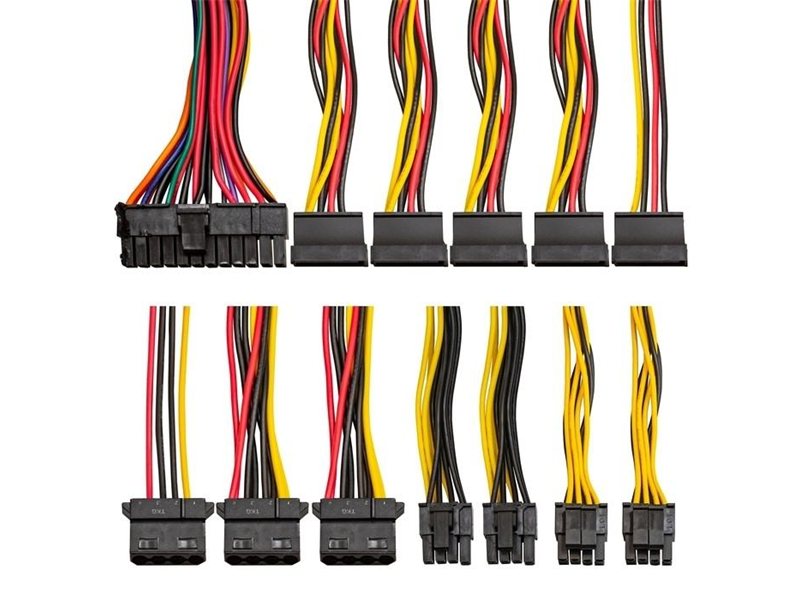 Exegate EX292177RUS Блок питания 800W ExeGate 800NPXE (ATX, PPFC, 12cm fan, 24pin, 2x(4+4)pin, 2xPCI-E, 5xSATA, 3xIDE, black)