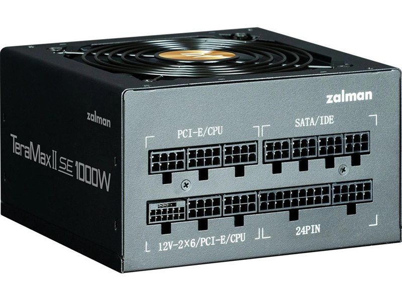 Блок питания Zalman ATX 1000W ZM1000-TMX2SE Gen.5 80+ gold 24pin APFC 120mm fan 12xSATA Cab Manag RTL