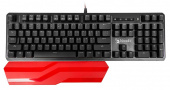 Клавиатура A4Tech B975 механическая черный USB Multimedia for gamer LED (подставка для запястий) кабель 1.8м