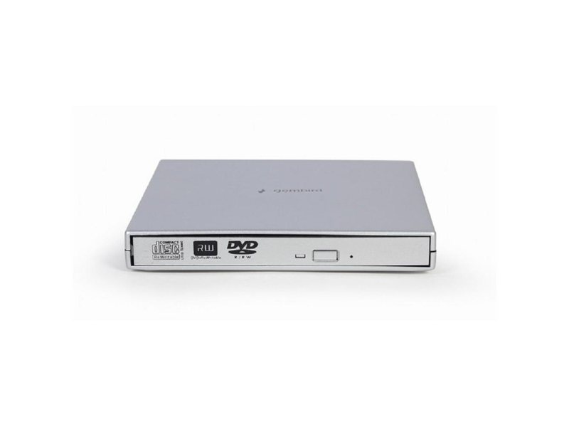 USB 2.0 Gembird DVD-USB-02-SV пластик, серебро