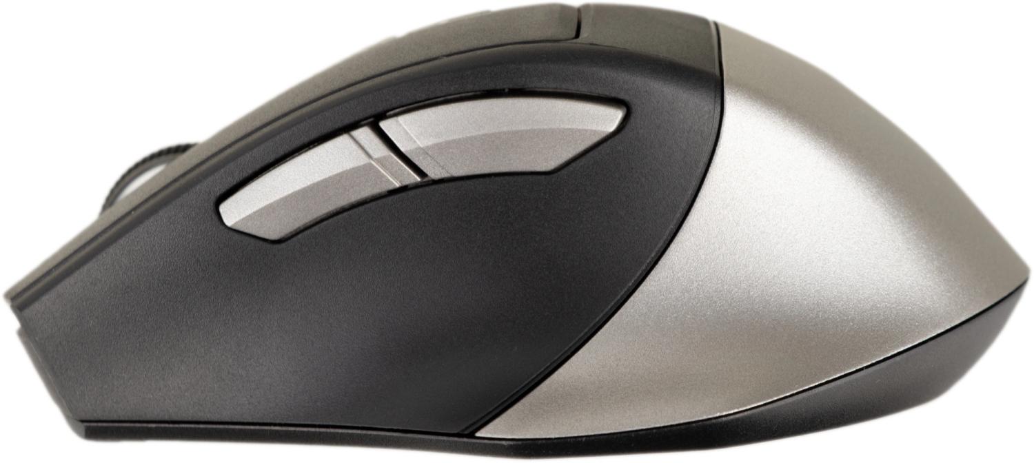 Мышь A4Tech Fstyler FB35 серый оптическая 2000dpi беспров. BT/Radio USB для ноутбука 6but (FB35 SMOKY GREY)