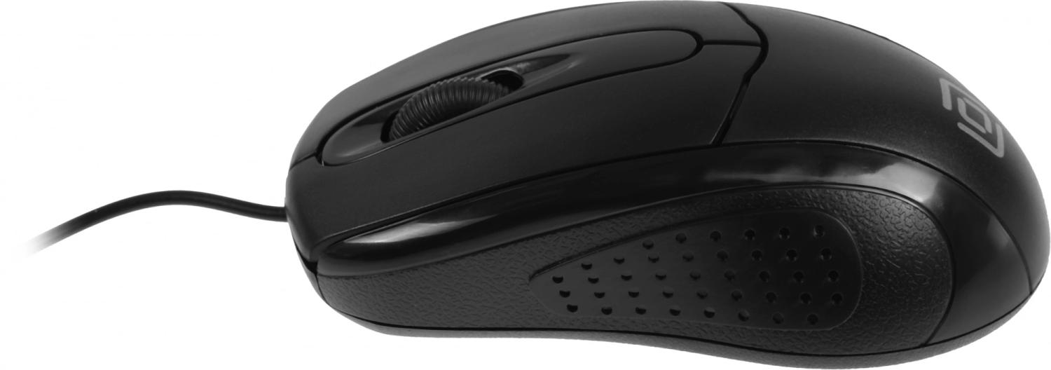 Мышь Оклик 305M черный оптическая 1000dpi USB 3but (412850)