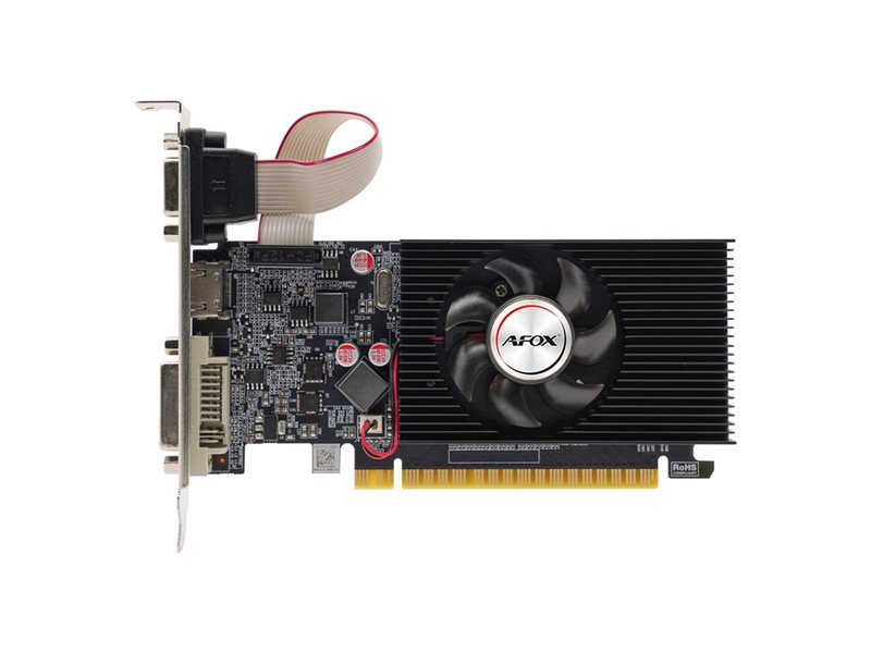 Видеокарта Afox GT610 1GB DDR3 64bit VGA DVI HDMI 1FAN LP RTL
