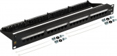 Патч-панель Lanmaster LAN-PPN24U6 19" 1U 24xRJ45 кат.6 UTP