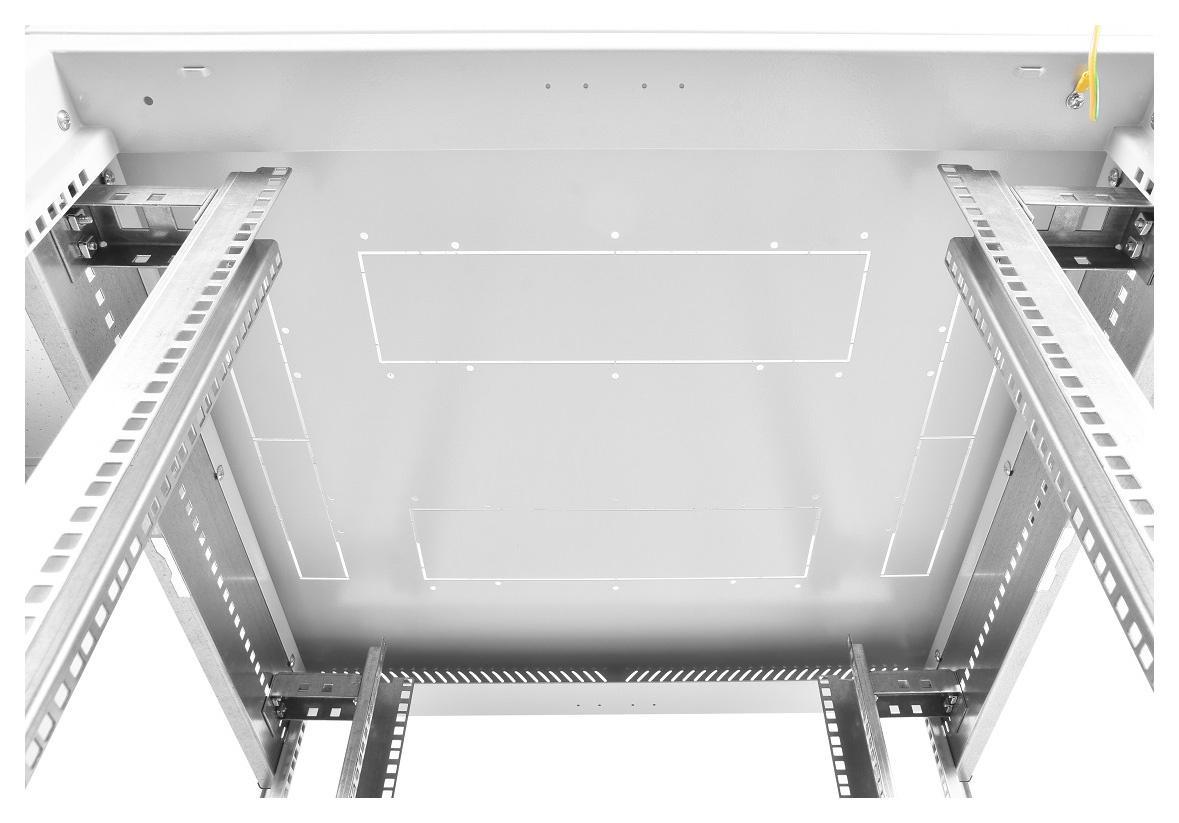 Шкаф серверный ЦМО (ШТК-М-42.8.10-4ААА) напольный 42U 800x1000мм пер.дв.перфор. задн.дв.спл.стал.лист 2 бок.пан. направл.под закл.гайки 550кг серый 855мм 134.3кг 180град. 2030мм IP20