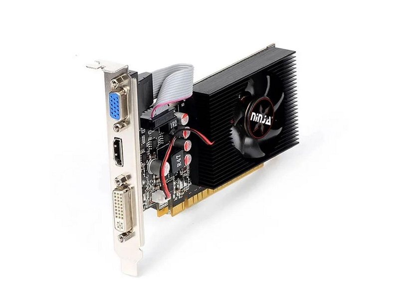 Видеокарта Ninja (Sinotex) R5 230 2GB DDR3 64bit VGA DVI HDMI 1FAN LP RTL