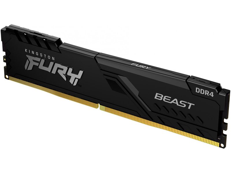 Память DDR4 16GB 3600MHz Kingston KF436C18BB/16 Fury Beast Black RTL Gaming PC4-28800 CL18 DIMM UDIMM 288-pin 1.35В single rank с радиатором Ret