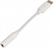 Переходник Buro BHP TPC-JCK Jack 3.5 (f)-USB Type-C (m) белый [BHP TPC-JCK]