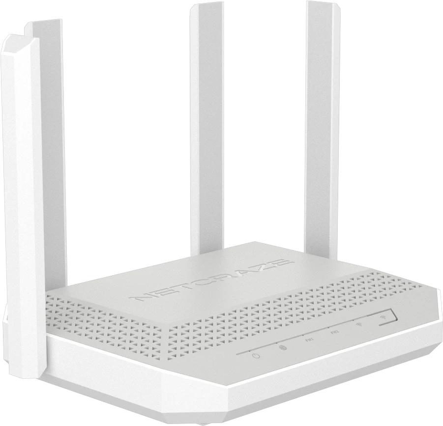 Роутер беспроводной Keenetic Netcraze Giga (NC-1012) AX3000 10/100/1000BASE-TX/SFP/4g ready белый