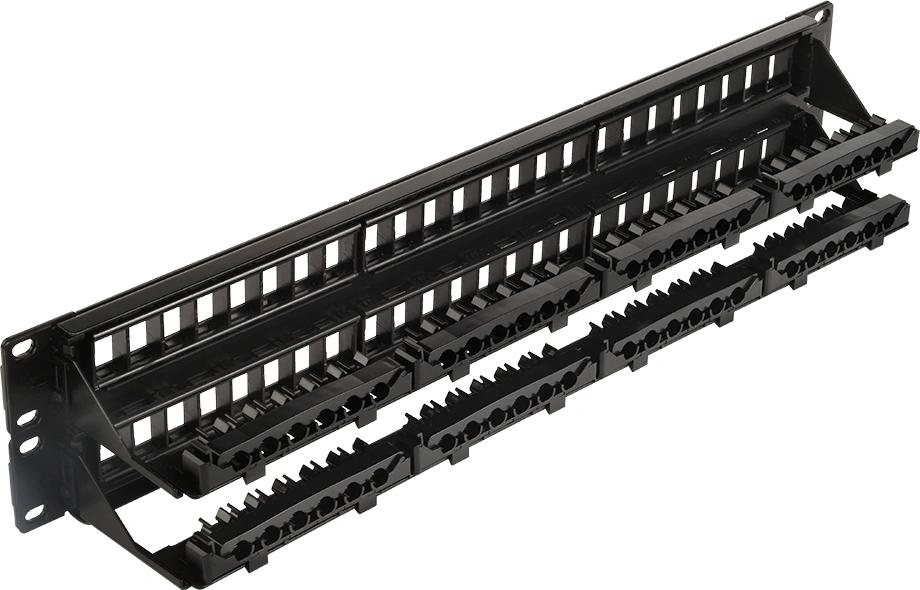 Патч-панель наборная Lanmaster LAN-PPN48OK-UTP 19" 2U 48x UTP