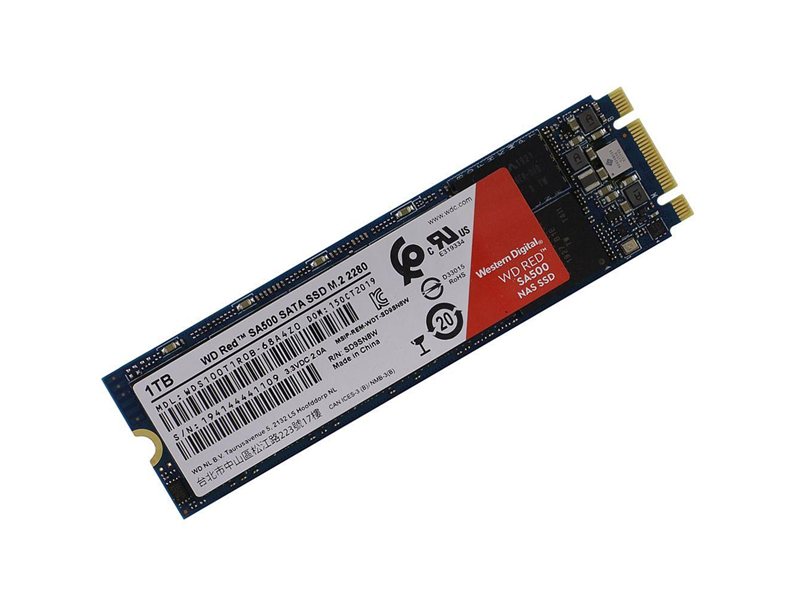 Твердотельный накопитель SSD WD Red WDC M.2 2280 WDS500G1R0C 500GB PCI-E x4,NVMe, 3430/2600 Retail RTL {10} (891439)
