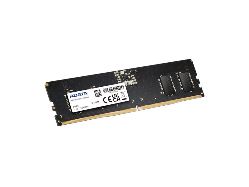 Память DDR5 8GB 4800MHz A-Data AD5U48008G-S RTL PC5-38400 CL40 DIMM UDIMM 288-pin 1.1В single rank Ret