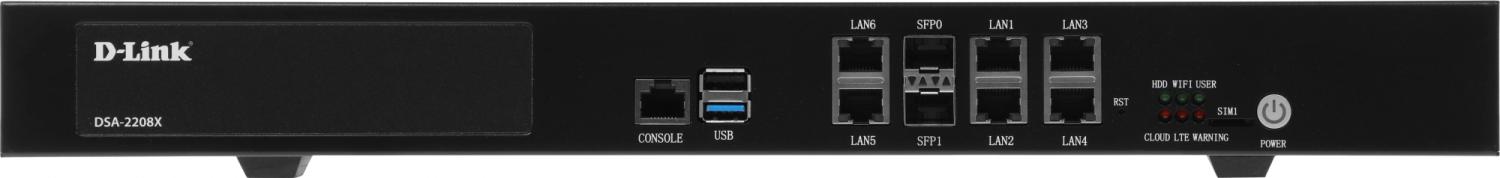 Маршрутизатор D-Link DSA-2208X/A1A 10/100/1000BASE-T черный