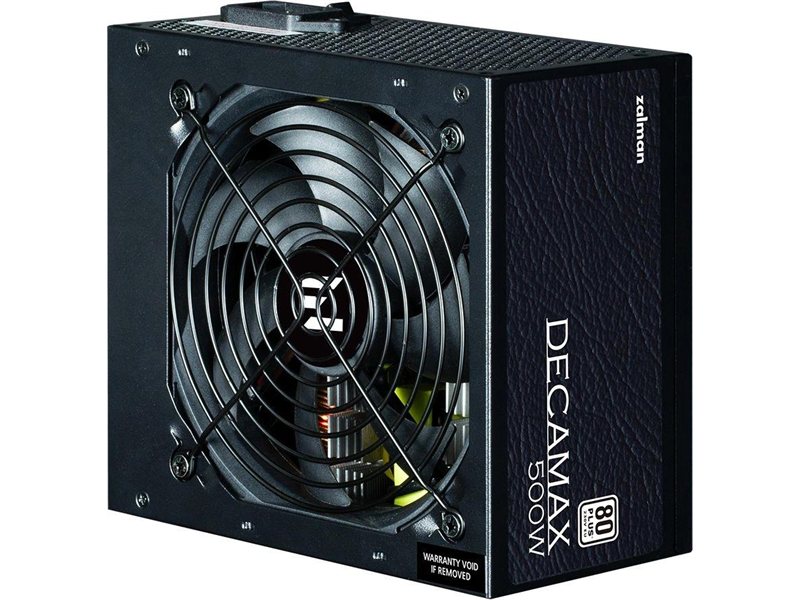 Блок питания Zalman ATX 500W ZM500-LX3 80+ white (20+4pin) APFC 120mm fan 4xSATA RTL