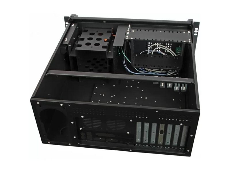 Exegate EX254717RUS Серверный корпус Exegate Pro 4U450-26 / 4U4020S <RM 19", высота 4U, глубина 450, без БП, USB>