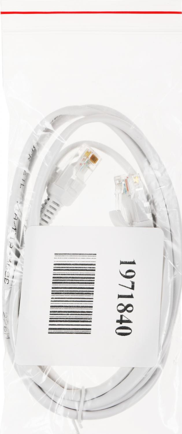 Патч-корд Premier 5-970 UTP 4 пары cat.5E solid CCA molded 1.5м белый RJ-45 (m)-RJ-45 (m) (5-970W 1.5)