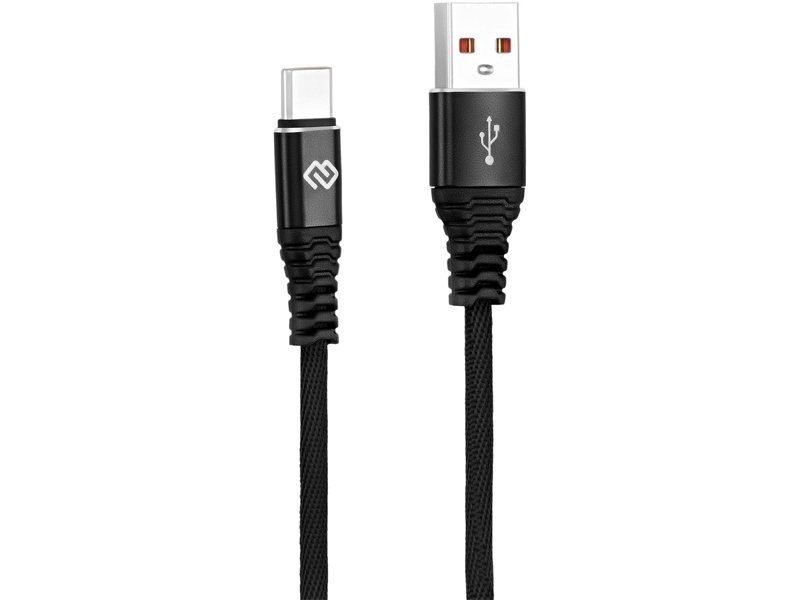 Кабель Digma DG-USBA-С-2M-27W USB (m)-USB Type-C (m) 2м черный